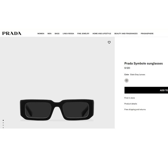 PRADA Symbole Sunglasses - Unisex - Loden Cedar / Dark Brown - Full Inclusion - Picture 12 of 12